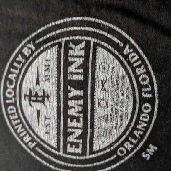 Enemy Ink Women's Short Sleeve Graphic Tee Sz Small Orlando Magic - Picture 4 of 5